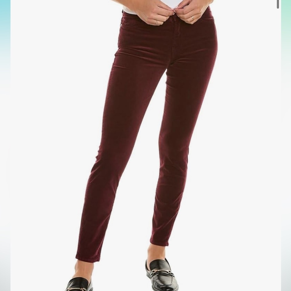 7 FOR ALL MANKIND High-Waisted Skinny Cabernet Jeans